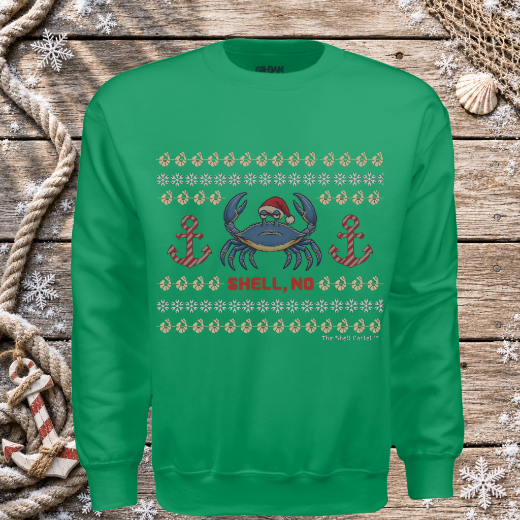 Salty Blue Ugly Christmas Sweater