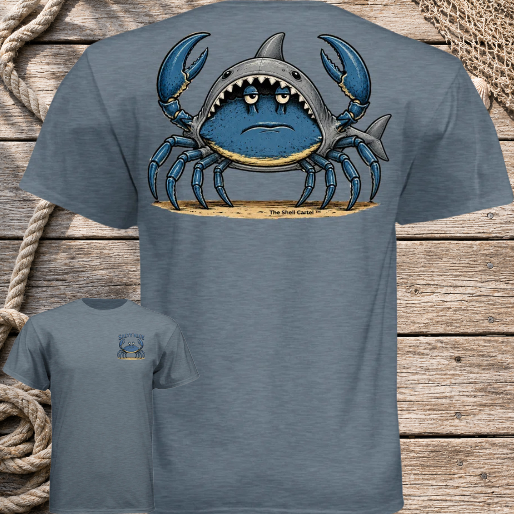 Salty Blue - Definitely Not Crab Tee