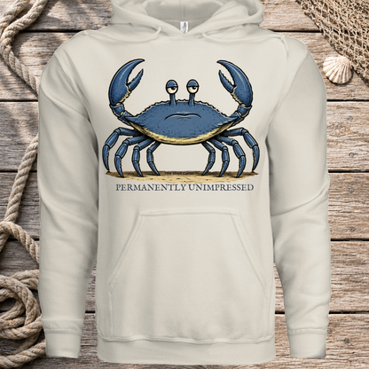 Salty Blue - Permanently Unimpressed Hoodie