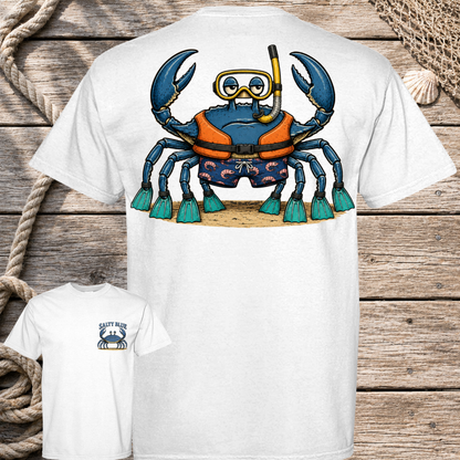 Salty Blue - Scuba Blue Tee