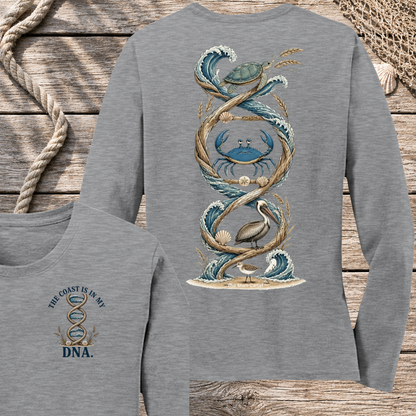 Coast is in MY DNA - Ladies Long Sleeve