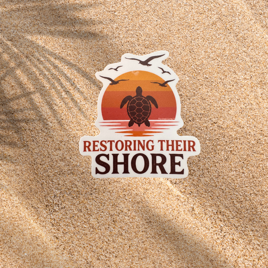 Restoring Their Shore 3" Die-Cut Vinyl Sticker