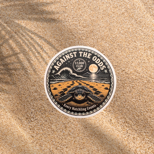 Sea Turtle - Against the Odds Sticker 2.5" Die-Cut Vinyl Sticker