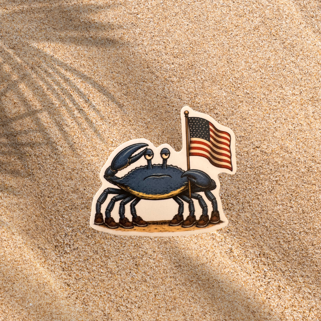 Salty Blue - Saluting America 2.5" Die-Cut Vinyl Sticker