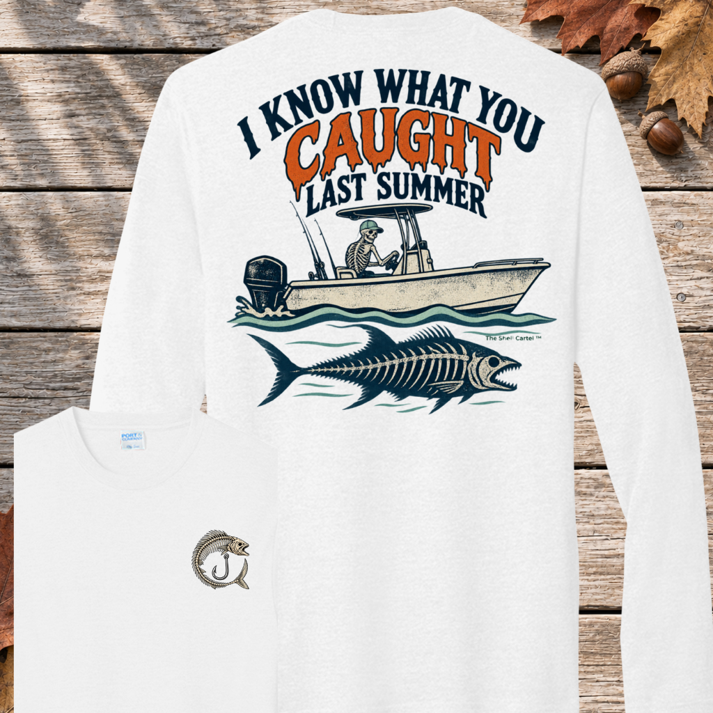 I Know What You Caught Last Summer Tri-Blend Long Sleeve Tee