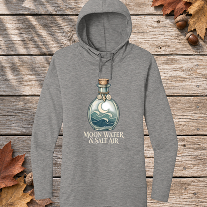 Moon Water Salt Air  Women's Featherweight Hoodie