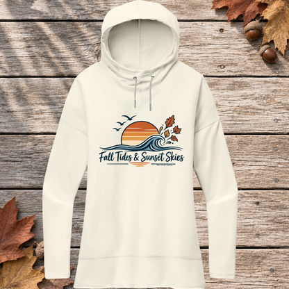 Fall Tides and Sunset Skies Featherweight Hoodie