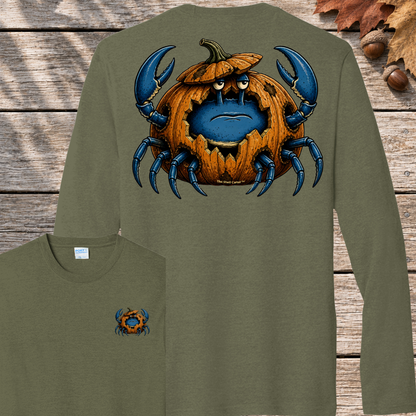 Great Pumpkin Blue Tri-Blend Long Sleeve Tee