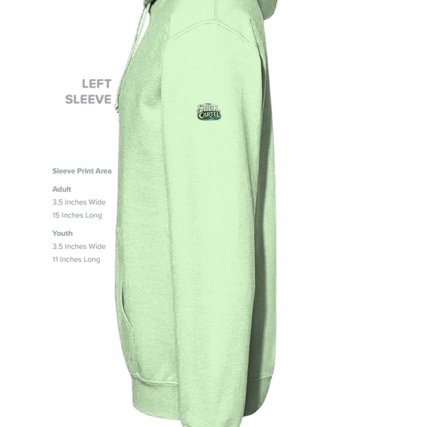Mint Green - G185 - SLEEVE_LEFT