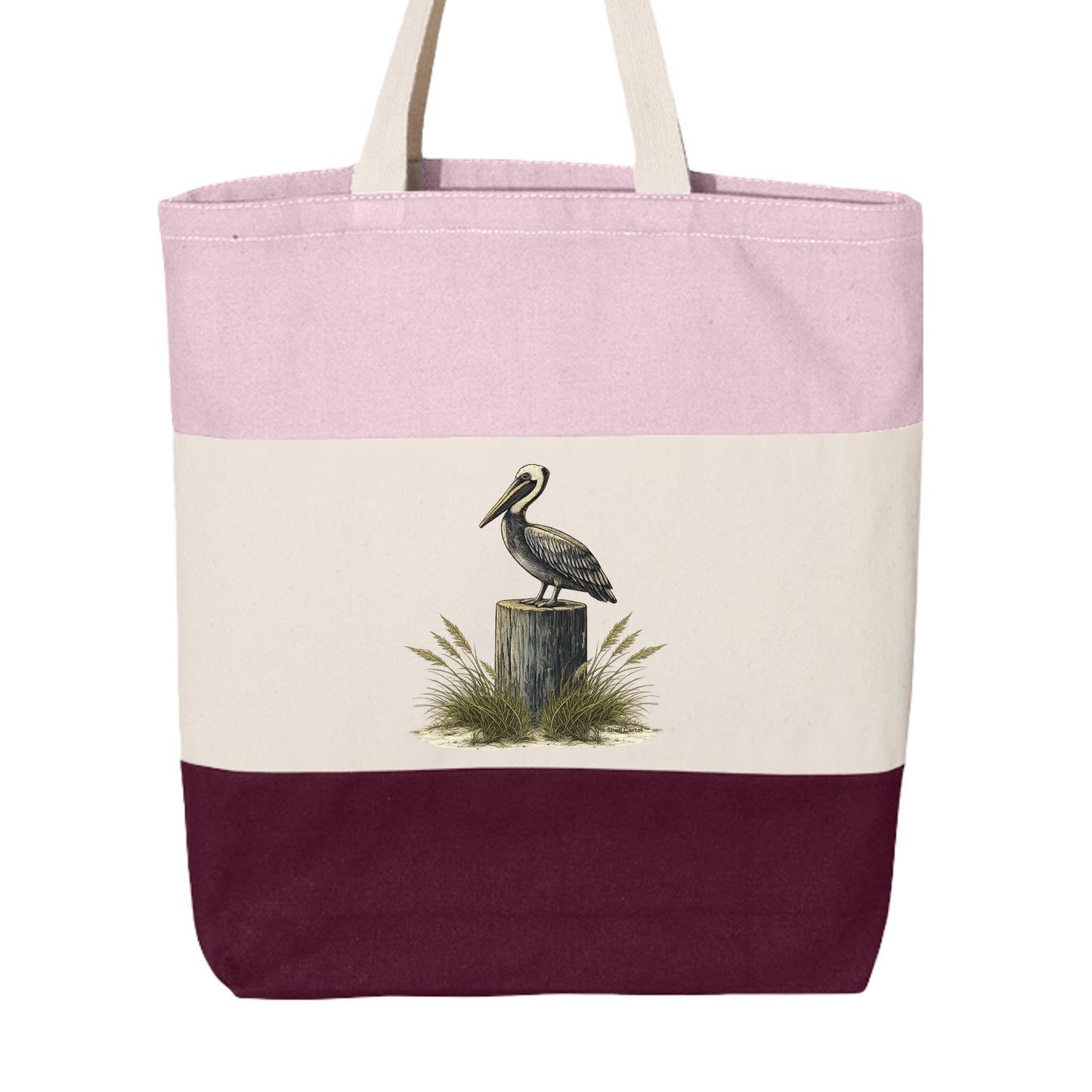 Maroon/ Natural/ Light Pink - Q125900 - FRONT