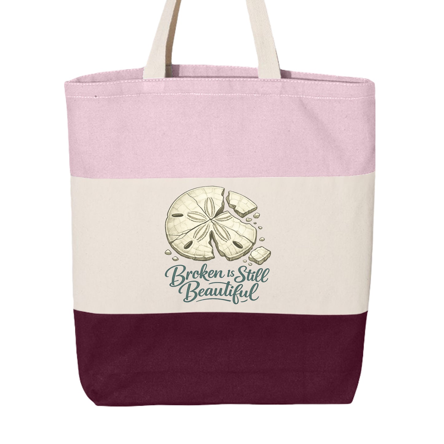Maroon/ Natural/ Light Pink - Q125900 - FRONT