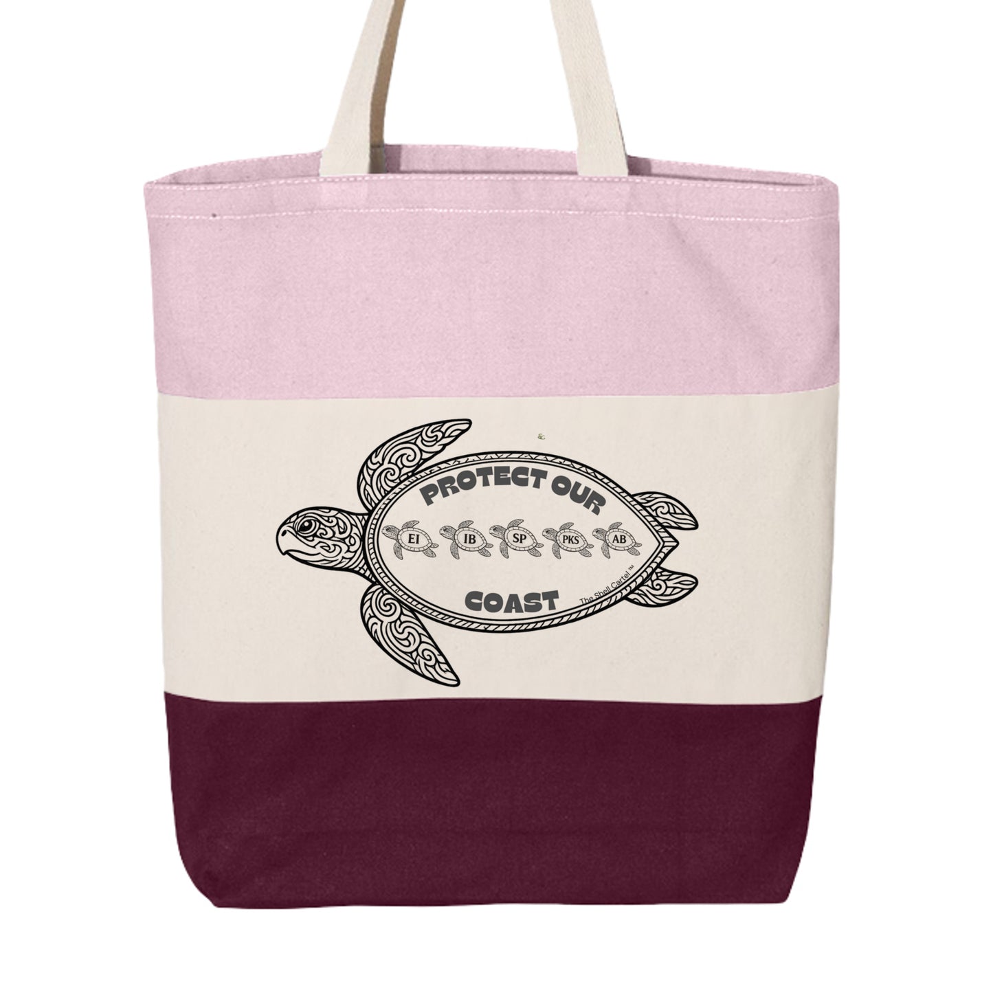 Maroon/ Natural/ Light Pink - Q125900 - FRONT
